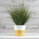 8PCS 17.3" Fake Plants Artificial Wheat Grass Greenery Plastic Plants Fake Grass Artificial Plants for Outdoor Decor Artificial Flower with Greenery Stems for Indoor Home Decoration by CozyNest Decor