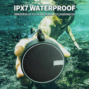 INSMY C12 IPX7 Waterproof Shower Bluetooth Speaker, Portable Small Speaker, Speakers Bluetooth Wireless Loud Clear Sound Support TF Card Suction Cup for Kayak Canoe Beach Gift (Black) by TinyTreasures Baby Boutique