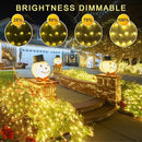 JMEXSUSS 360 LED Christmas Net Lights Outdoor Waterproof, Connectable 12ft x 5ft Net Lights Outdoor Mesh Lights with Remote, Plug in Warm White Net Lights for Bushes Shrubs Christmas Decorations by GreenHaven Gardens