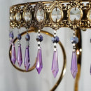 HDCRYSTALGIFTS Purple Chandelier Icicle Drop Prisms Crystal 55mm, Pack of 25 by GreenHaven Gardens