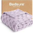 Bedsure GentleSoft Lavender Fog Twin XL Blanket for Bed - Super Soft Cozy Fleece Blankets for Women, Cute Throws for Girls, Dorm Room Essentials for Girls Teens Back to School, 66x90 Inches by CozyNest Decor