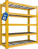 REIBII 72''H Garage Shelving 3010 LBS Storage Shelves Adjustable Metal Shelving 5 Tier Metal Shelves for Storage Industrial Shelf for Kitchen Pantry Warehouse Basement 72" HX35.5 WX16 D by GreenHaven Gardens