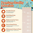 Height Chart for Kids Customizable Kids Height Wall Chart with Stickers, Marker & Hook Hanging Growth Chart Measurement for Wall Easy Installation for Baby Room Nursery and Playroom by CozyNest Decor