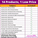 Ultimate Nursing School Survival Kit – Over 1900 Flash Cards – No Fluff – Covers 11 Core Nursing School Subjects – Only Essential 2025-2026 NCLEX ATI HESI Tested Info by TinyTreasures Baby Boutique