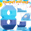 Sratte Number 1 2 3 4 5 6 7 8 9 Piñata with Stick Blindfold Confetti, Gradient Blue Piñata for Kids Boys Girls Birthday Party Anniversary Decorations Supplies(Number 8) by TinyTreasures Baby Boutique