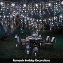 Led Christmas Lights Outdoor Christmas Decorations Hanging Light 400LED 8 Modes 75 Drops, Waterproof Outdoor Indoor Fairy Christmas Lights for Party, Holiday, Wedding Decorations (CoolWhite) by GreenHaven Gardens