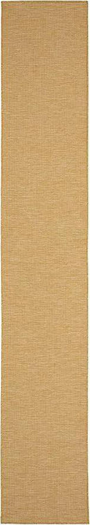 Nourison Home Positano 10' Runner Yellow Fabric Modern Area Rug (10' Runner) by CozyNest Decor