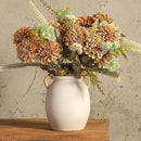 Ceramic Flower Vase 7.6 inch Farmhouse Rustic Vase Decorative Pottery Terracotta Vases for Home Decor Table Mantle Fireplace Living Room Bathroom Wedding Centerpiece by GreenHaven Gardens