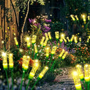 Solar Lights Outdoor Waterproof Upgraded Outdoor Solar Lights for Yard Patio Garden Decor, Solar Lights for Outside Gardening Supplies 2pack, Firefly Garden Lights Solar Powered Outdoor (Large) by GreenHaven Gardens