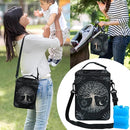 Breastmilk Cooler Bag with Ice Pack Fits 4 Baby Bottles Up to 9 Ounce Insulated Baby Bottle Bag Breast Milk Cooler on The Go with Strap Baby Bottle Cooler Bag for Nursing Mom Daycare or Travel by TinyTreasures Baby Boutique