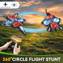 4DRC V31 RC Plane with Camera, Foam Remote Control Drones with Camera for Kids Adults 8-12 12-16, Remote Control Airplane Fighter Jet with Light, 360° Flip Fighter Jet Toy by TinyTreasures Baby Boutique