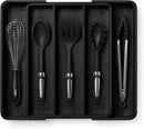 SMIRLY Silverware Drawer Organizer – Bamboo Kitchen Drawer Organizer, Adjustable Utensil Holder and Cutlery Tray, Drawer Dividers for Flatware and Kitchen Utensils by CozyNest Decor