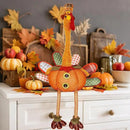 winemana Thanksgiving Decoration 31.5" x 18.5" Plush Turkey with Stretchable Head, Handmade Stuffed Sitting Turkeys Fall Decorations for Indoor Home Tabletop Party Autumn Decor (Cock) by CozyNest Decor