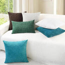 CaliTime Throw Pillow Covers Decorative 22 X 22 Inches Pack of 2 Cozy Chenille Cushion Cases for Couch Sofa Bed Living Room Home Coffee by CozyNest Decor