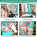 Bottle Drying Rack for Kitchen Countertop, Space Saving Storage Stand with Drainage Tray, Two-Tier Design for Tumblers, Baby Bottles, Water Bottle Drying Rack with 5-in-1 Bottle Cleaning Brush by TinyTreasures Baby Boutique