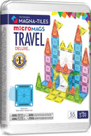 MAGNA-TILES microMAGS Travel Set Deluxe 55-Piece Magnetic Construction Set, The Original Magnetic Building Brand by TinyTreasures Baby Boutique