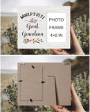 Great Grandma Picture Frame - Great Grandma Gifts, Great Grandma Baby Announcement Photo Frame, World's Best Great Grandma Wooden Frame for Tabletop or Wall Hanging 4x6 Photo by TinyTreasures Baby Boutique