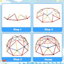 Climbing Dome, Outdoor Toddler Jungle Gym, 7 Ft Climbing Toys for Kids 3-8, Geometric Dome Climber Jungle Gym for Backyard, Outside Climb Dome for Kids Climber by TinyTreasures Baby Boutique