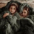 Bedsure GentleSoft Fluffy Olive Green King Size Blanket for Bed, Thick Soft Sherpa Faux Fur Fleece Bedding Fuzzy Plush Winter Warm Heavy Large King Blanket, Cozy Olive Gifts for Men Women, 108x90 by CozyNest Decor