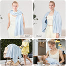 Nursing Cover for Breastfeeding – Privacy Breast Feeding Covers for Women – Soft Lyocell Fabric, Lightweight & Breathable – Multi-Use Scarf, Shawl, Baby Blanket – One Size – with Laundry Bag by TinyTreasures Baby Boutique