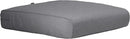Classic Accessories Montlake FadeSafe Water-Resistant 25 x 22 x 4 Inch Wide Back Patio Quilted Lounge Cushion, Grey by GreenHaven Gardens