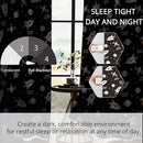 Kids Space Rocket Blackout Curtains - 100% Blackout, Thermal Insulated, Noise Reducing, Perfect for Kids Room and Nursery, 2 Panels (Blast-Off Moon Mission, W52×L84) by TinyTreasures Baby Boutique
