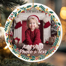 Personalized Baby Christmas Ornament 2025 - Custom New Baby Photo Ornaments - Sweet Gift for New Parents, Mom, Dad - Christmas, Birthday Gift for Babies, Boy, Girls, Family, Grandparents by TinyTreasures Baby Boutique