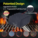 Grill Brush Bristle Free,Unique Wave pad for Cast Iron/Stainless-Steel Grates, (Only Replaceable Cleaning Head No Grill Brush) by GreenHaven Gardens