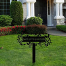 Customized Bird Names Garden Metal Stake Sign, Patio & Lawn Decor by CozyNest Decor
