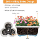VECELO 5 Tier Vertical Garden Planter, Self Watering Stackable Planters with Wheels for Strawberries, Herbs, Flowers, Vegetables, Gray by GreenHaven Gardens