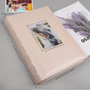 RECUTMS Photo Album 300 Pockets,4x6 Photo Book Paper Core Memo Page PU Leather Cover Picture Album Record Valentine's Day Christmas Holiday Commemorative Gift (Light Pink) by TinyTreasures Baby Boutique