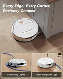 Yeedi M14 Plus Robot Vacuum and Mop with All-in-One Station, 18000Pa, OZMO Roller Instant Self-Washing Mopping, 167℉ Hot Water Mop Washing & Self-Drying, ZeroTangle 3.0, Self-Emptying, White by CozyNest Decor