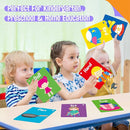 52 PCS Word Flashcards, 52 CVC Words & 52 CVCC, CCVC Words Double-Sided Cards with 2 Rings, Vocabulary Phonics Learning, Educational Tool for Preschool, Kindergarten, Toddlers by TinyTreasures Baby Boutique