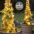 Kolpop Solar Fairy Lights Outdoor, 32FT 80LED Twinkle Light Outdoor Waterproof, 8 Modes Copper Wire Mini String Lighting for Garden Christmas Tree Outside by GreenHaven Gardens