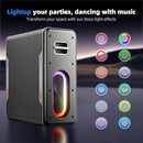 Karaoke Machine with 2 Wireless Microphones Portable Bluetooth Karaoke Machine for Adults Kids DSP Chip Karaoke Speaker with LED Lights Supports TWS TF Card USB AUX in by TinyTreasures Baby Boutique