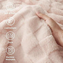 Bedsure GentleSoft Twin Blanket for Bed Light Pink - Super Soft Cozy Blankets for Women Men Girls, Cute Fuzzy Fleece Throws for Bedroom Couch, 60x80 Inches by CozyNest Decor