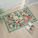 Door Mat Indoor Entrance 2x3 Rug Machine Washable Boho Floral Small Area Rug Non-Slip Low Pile Throw Rugs for Entryway, Kitchen, Front Door Indoor Entrance, Entry, Kids Room (Green) by CozyNest Decor
