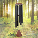 Wind Chimes for Outside Large Deep Tone, 44 Inch Black Memorial Windchimes, Outdoor Wind Chimes Gifts for Housewarming, Mother's Day, Christmas, Patio Garden Yard Decoration by CozyNest Decor