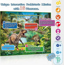 Interactive Dinosaur Toys Learning Poster, Dinosaur Talking Poster, Bilingual Dinosaur Talking Educational Children Toy with Sound Effects, Dinosaur Toys for Ages 3-12, Best Dinosaur Party Gift by TinyTreasures Baby Boutique
