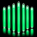 Glow Fever Glow in The Dark Sticks - 100 ct 6" Glow Sticks Bulk Party Pack with End Caps & Lanyards - Glow Party Favors for Concert, Festival, & Wedding Neon Light Sticks by Party Dragon, Green by TinyTreasures Baby Boutique