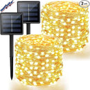 2Pack Solar String Lights Outdoor, 80FT 200LED Solar Fairy Lights, Waterproof Copper Wire & 8 Modes, Solar Twinkle Light for Garden, Tree, Wedding, Christmas Decorations, Patio, Fence (Warm White) by GreenHaven Gardens