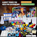 250 Experiments Kits for Kids, Science S.T.E.M Projects Scientific Toys for Boys Girls Gifts Ideas Birthday Christmas, Erupting Volcano, Planet, Bouncy Ball,Chemistry Scientist Set by TinyTreasures Baby Boutique