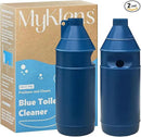 Toilet Bowl Cleaner Bottle, Automatic Toilet Bowl Cleaner Tablets in Bottle, Easy to Use, Long-Lasting Effect Toilet Cleaners Drop in Tank, Blue, 2 Bottles by CozyNest Decor