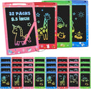 32 Pack LCD Writing Tablet for Kids, Erasable and Reusable Toddler Doodle Board in 8.5 inch, Ideal Educational Drawing Pad for Learning Toy for Ages 3-8 Gifts for Girls Boys by TinyTreasures Baby Boutique