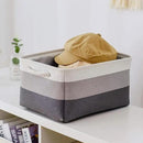 TcaFmac Storage Basket for Organizing - Large 4 Pack 16x12x8 inch Fabric Storage Bins for Shelves, Collapsible Storage Cubes for Closet Cloth Toy Gift Kids (Gradient Gray) by CozyNest Decor