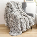GONAAP Fuzzy Faux Fur Throw Blanket Frosty Grey Super Soft Cozy Plush Fuzzy Shaggy Blanket for Couch Sofa Bed (Frosty Grey, Throw(50"x60")) by CozyNest Decor