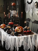 Biubee 5Pcs Halloween White Creepy Cloth- Spooky Gauze Fabric Cloth for Haunted Horror House Halloween Party Doorway Outdoors Decoration (30" ×72") by CozyNest Decor