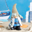 Leekung Gnome Statue Garden Decor - Ocean Gnome Figurine for Patio Lawn Yard Backyard Outdoor Indoor Home Decoration,Summer Gnomes with Shells Starfish,Swedish Beach elf tomte, for Women by GreenHaven Gardens