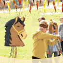 WERNNSAI Horse Piñata - Brown Horse Party Decorations Hanging Cowboy Piñata with Blindfold and Bat Western Cowboy Party Favors for Kids Boys Classroom Activities Game by TinyTreasures Baby Boutique