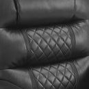 MCombo Zero Gravity Power Recliner Chair with Heat and Vibration Massage, Reclining Chair with USB Ports, Cup Holders for Living Room, Faux Leather PR621 (Grey) by CozyNest Decor